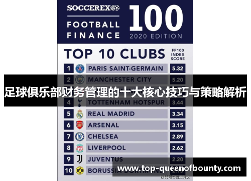 足球俱乐部财务管理的十大核心技巧与策略解析